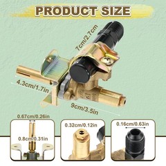 Lemfema Natural Propane Gas Conversion Control Valve Kit, Grill Burner…
