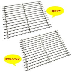 DS102 Solid Stainless Steel Cooking grids/grates 17″ x 12 1/2″ Replacement fo…