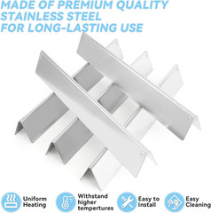 17.5″ Stainless Flavorizer Bars 5pcs for Weber Genesis 300 E310 E320 S320 7620