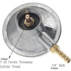 Low Pressure Gas Regulator For Valve Adjustable Propane Tank Connection Kit