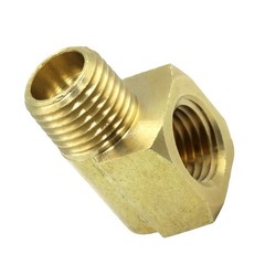 1/4 Brass 90 Deg Street Elbow Male x Female NPT for Industrial Fluid Handling