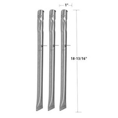 Replacement Burner For Charbroil 463211512, 463211511,463211513, Gas Models, 3PK
