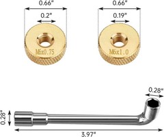 Natural Gas Nozzle Orifice Conversion Kit for Propane to Natural Gas Grill Parts