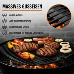 Uniflasy 7646 7584 Cast Iron Grill Grates for Weber Q300/320/3000/3100/3200 | 2-