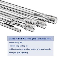 69787 18″ Grill Burner Tube for Weber Spirit 300 Series, Spirit E/S310 320 330