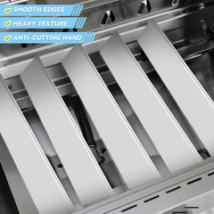 17.5″ Stainless Flavorizer Bars 5pcs for Weber Genesis 300 E310 E320 S320 7620
