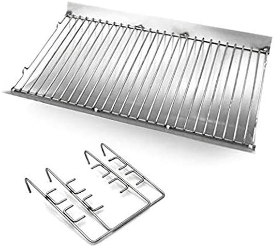 27″ Steel Ash Pan + Wire Grate for Chargriller Charcoal 1224, 1324, 2121, 2222