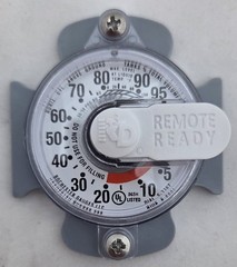 (3) New Universal Glue On Propane Dial Gauge For Home Horizontal Propane Tank