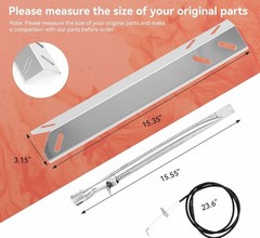 Repuestos Parrilla GAS9556AS GAS2556AS GAS9456AS / Burner Heat Plate Kit