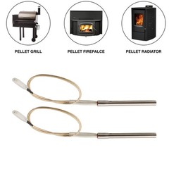 BAC199 2 Packs Stainless Steel 310S Wood Pellet Grill For PitBoss Grill Ignitor