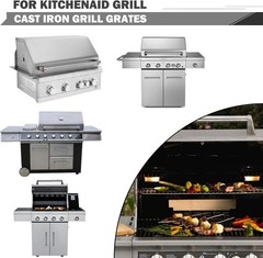 740-0780 720-0745B Grill Replacement Grates Parts Kitchenaid Grill Replacement