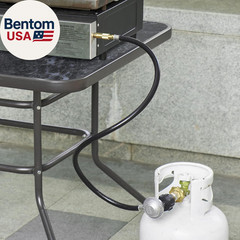 3 Feet Propane Adapter Hose and Regulator for Blackstone 17 & 22 Inch Flat Top G