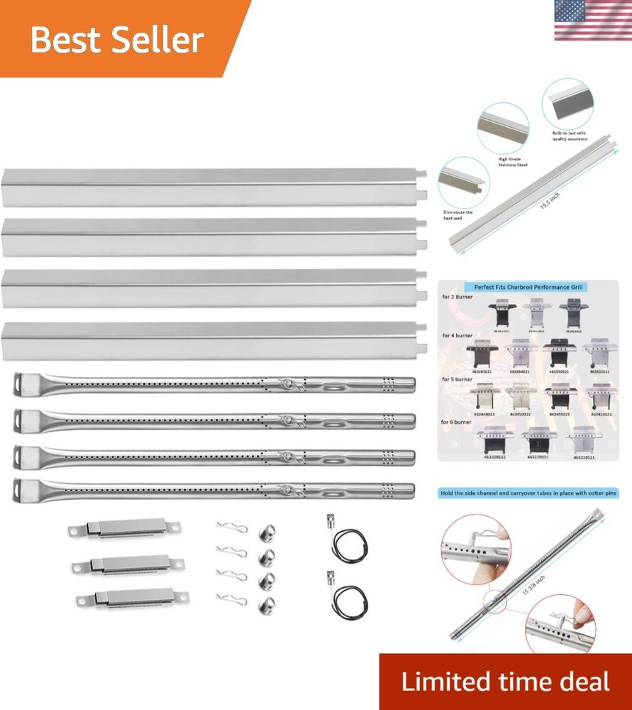 Complete Charbroil 4 & 5 Burner Replacement Parts Set – High Quality Materials