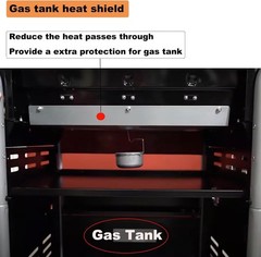 NEW G460-2900-W2 Gas Tank Heat Shield for Charbroil 3/4 Burner Grill Parts