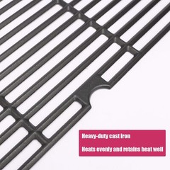 3-Piece Cast Iron Cooking Grate Replacement for Dyna-Glo DGH474CRP Grills