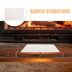 3Pcs Beige Ceramic Fiber Fireproof Boards for Wood Stove Home