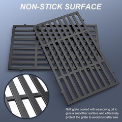 Grates 17.5in for Weber Spirit E310 I II 300 700 Genesis 10003500