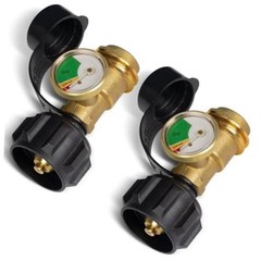 2 Pack Propane Tank Gauge, Propane Level Indicator for 5-40LB QCC-2 Pack
