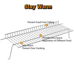 70-01-633 Warming Rack Grill Replacement Parts for Dyna Glo Upper 2 3…