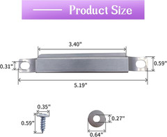 Carryover Crossover Tube 3PCS KC624 BBQ Grill Parts Stainless Steel Burner