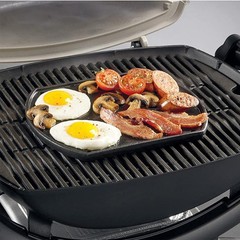 Grill Cooking Grate Grid 17″ For Weber Baby Q Q100 Q1200 Q1400 Q120 Q1000 BBQ