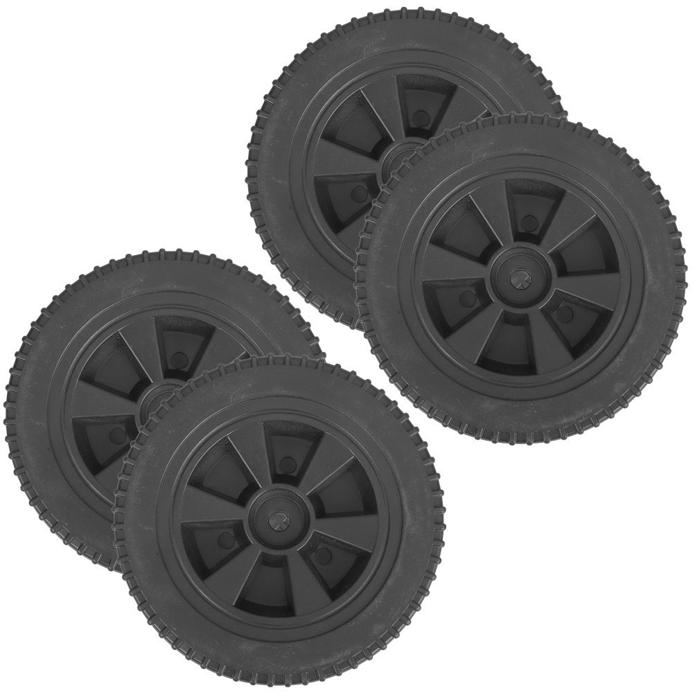 4 Pcs Trolley Casters Appliance Rollers Bbq Grill Replacement Part