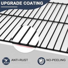 Grill Replacement Parts for Backyard BY13-101-001 Cooking Grate & Heat Plates
