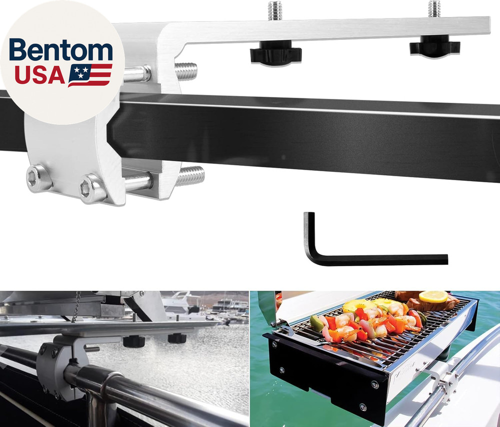 58182 Replacement for Any Kuma BBQ Grill Inboard/Outboard Marine Rail Mount Gril