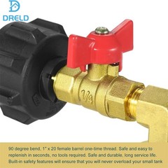 1Pcs QCC1 Safest LP Gas Refill Adapter for 1 LB Camping Grill Tank Cylinder