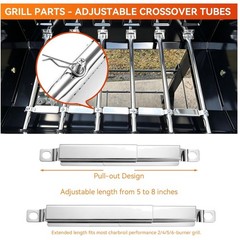 Complete Grill Replacement Kit for Charbroil 6 Burner