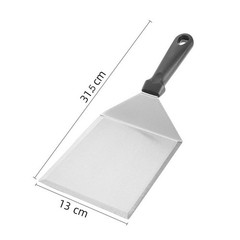 Heat Resistant BBQ Spatula Set Stainless Steel 2 Pieces for Outdoor Use
