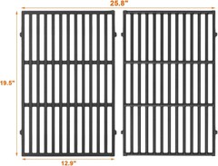 19.5″Grill Grates Fits Weber Genesis 300 Series E310 E320 E330,Replace 7524 7528