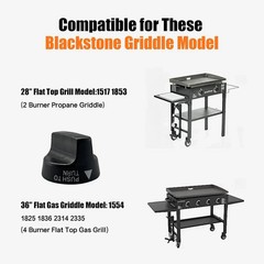 Gas Griddle Burner Knobs Replacement for Blackstone 36″ & Flat Top Gas Griddle 2