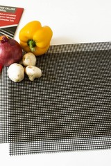 2 PCS Extra Large Cut To Fit Heavy Duty NonStick BBQ Grill Mats PFOA Free