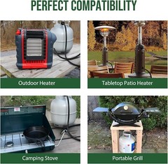 New Propane Regulator Hose Replacement Outdoor Indoor for Mr. Heater Big Buddy