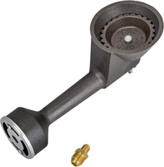 Cabezal De Quemador De Hierro Fundido Alta Presion Con Conector De Laton