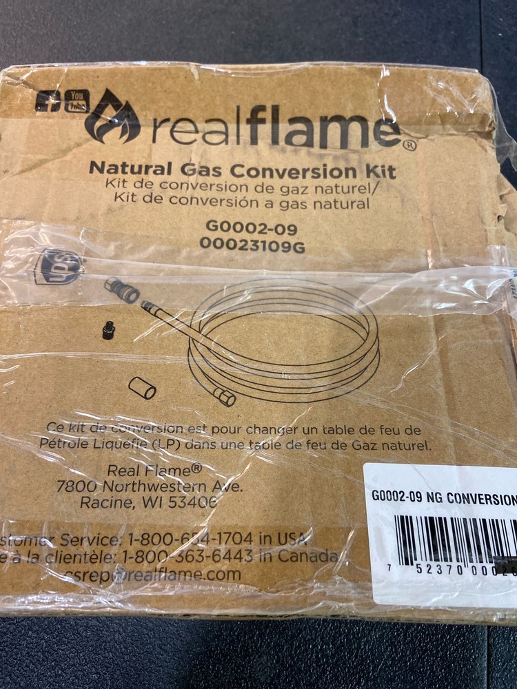 Real Flame G0002-09 Natural Gas Conversion Kit by Real Flame – N/A