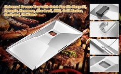 Drip Pan Adjustable with Drip Tray Nexgrill Dyna Glo Kenmore Universal Gas Grill
