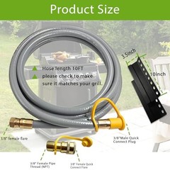 5249 5395 Natural Gas Conversion Kit for Blackstone Grill 28″ 30″ 36″ Griddle,
