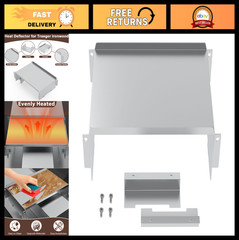 Heavy Duty Steel Heat Diffuser for Pellet Grills – Fits Traeger, Camp Chef & Mor