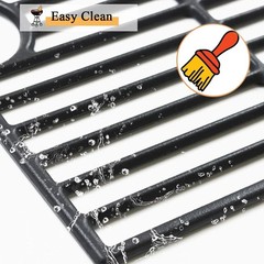 17 Inch Cast Iron Grill Grates for Nexgrill 6 Burner 720-0896 720-0896B 720-0…