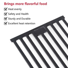 Replacement Cooking Grates for Gas Grill 19.75″ x 6.75″ – 3 Pack, Fits Multiple