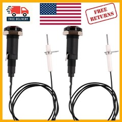 2pcs Piezo Spark Igniter Kit for BBQ Grill & Gas Fireplace – Durable