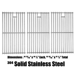 Replacement SS Cooking Grid ForJenn-Air720-0727,730-0727,740-0711 ModelsSet of 3