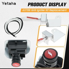 Push Button Gas Igniter Kit 63788 Replacement fit for Weber Q320 Grill Ignitor