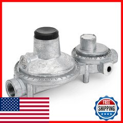 Stanbroil Vertical Two Stage Propane Regulator 3/8 Female Npt Outlet And 1/4