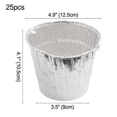 Aluminum Grease Bucket Liners for Traeger and Grills Pack of 25