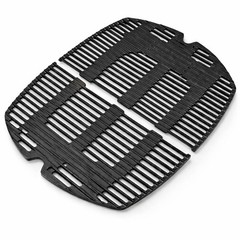 25″x17.8″ Cast Iron Grill Grates – 7584/7646 Replacement for Weber Q300/Q320/Q30