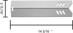 14 3/16” Grill Heat Plates Shield Heat Tent Burner Cover BBQ Gas Grill Parts for