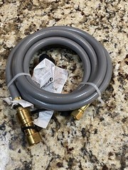 Charbroil natural gas hose 3/8×10’ With Quick Connect